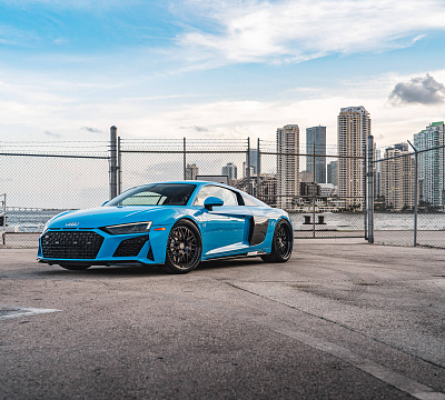 Фото дисков HRE 540C на Audi R8 (4S)