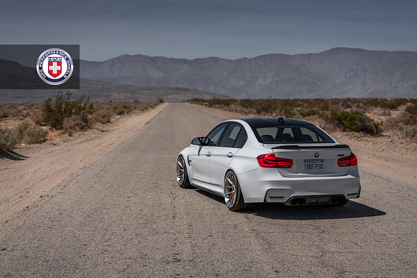 Фото дисков HRE S104SC Глянцевое темное золото на BMW 3/M3 (F3x/F80)