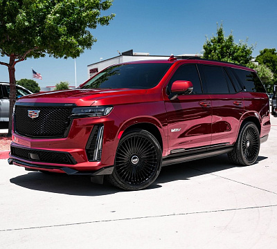 Фото дисков Giovanna Tulum на Cadillac Escalade V