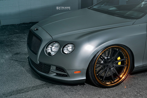 Фото дисков Strasse Wheels SV1 Deep Concave FS Другой цвет на Bentley Continental GT I