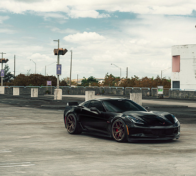 Фото дисков Vossen HF-5 на Chevrolet Corvette C7