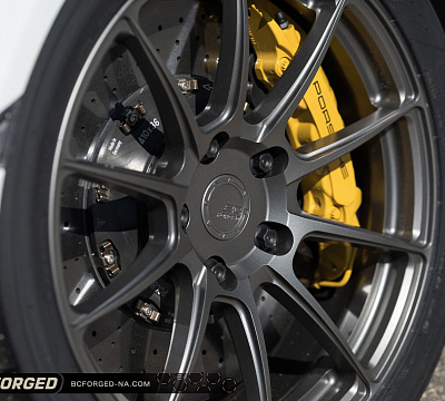 Фото дисков BC Forged RZ10 на Porsche Cayman II