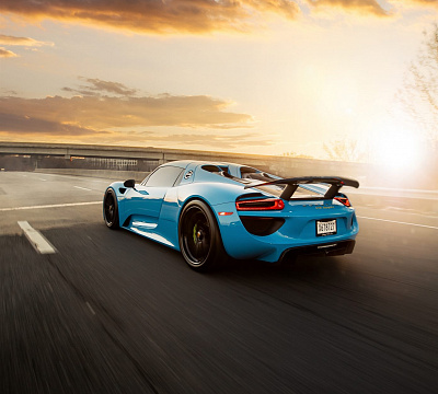 Фото дисков Anrky AN38 на Porsche 918 Spyder