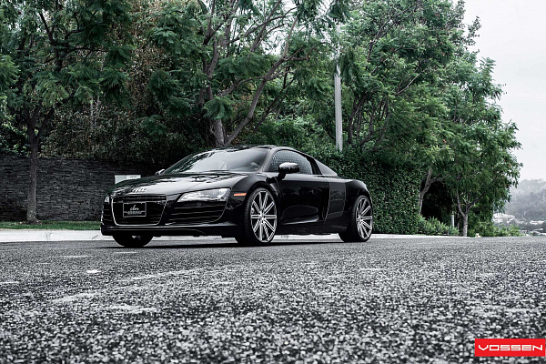 Фото дисков Vossen CV4 Алмазная проточка на Audi R8 (Typ 42)