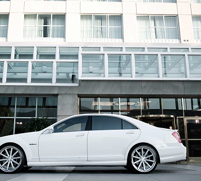 Фото дисков Vossen CV1 на Mercedes-Benz S-Class (W221)