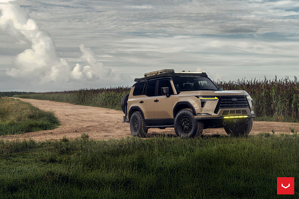 Фото дисков Vossen HFX-1 (6-Lug) Черный глянец на Lexus GX III