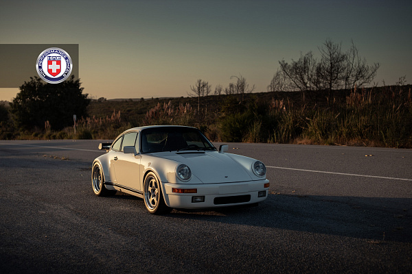 Фото дисков HRE 527 Серебро на Porsche 911 II