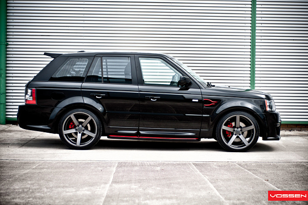 Фото дисков Vossen CV3 Сатиновый графит на Range Rover Sport I
