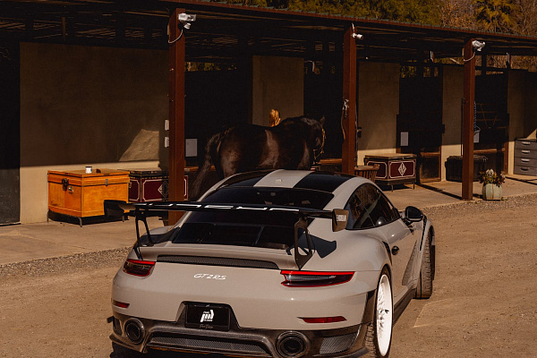 Фото дисков Brixton Forged TR20 Белый глянец на Porsche 911 VII