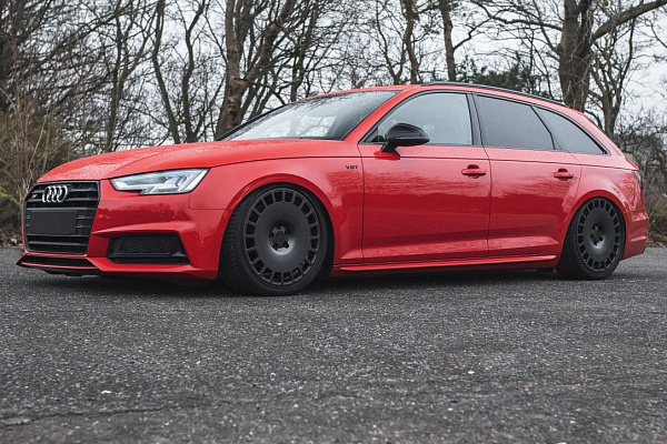 Фото дисков Bola B12 Черный матовый на Audi A/S/RS 4 (B8)