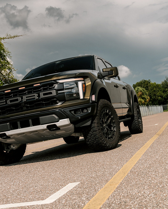 Фото дисков HFX-1 (6-Lug) Черный сатин на Ford F-150 XIV