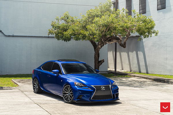 Фото дисков Vossen HF-2 Алмазная проточка на Lexus IS II