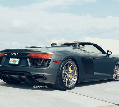 Фото дисков Strasse Wheels SM5R Deep Concave Monoblock на Audi R8 (4S)