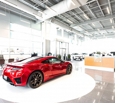 Фото дисков HRE P201 на Acura NSX II