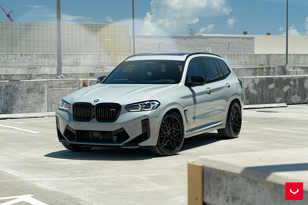 Фото дисков Vossen HF-7 Черный глянец на BMW X3/X3 M (G01/F97)