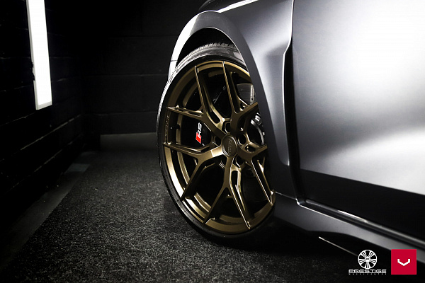 Фото дисков Vossen HF-5 Сатиновая бронза на Audi A/S/RS 3 (8Y)