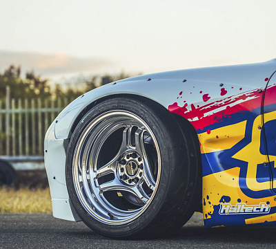 Фото дисков Motegi Racing MF421 SS3 на Mazda RX-7 III