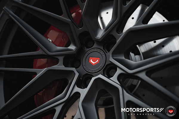 Фото дисков Vossen EVO-5 Черный сатин на Audi A/RS 6 (C8)