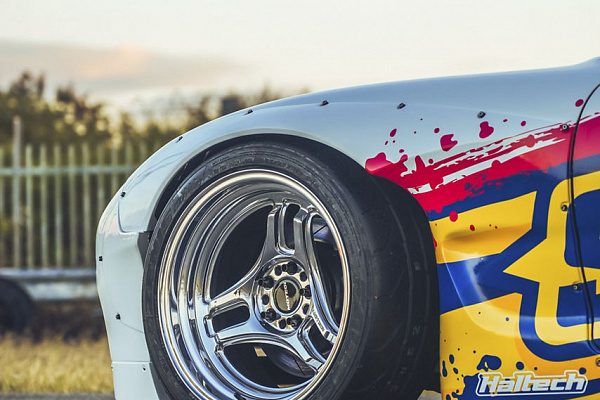 Фото дисков Motegi Racing MF421 SS3 Полированный лак на Mazda RX-7 III