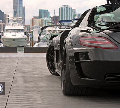Фото дисков HRE S104 на Mercedes-Benz SLS AMG