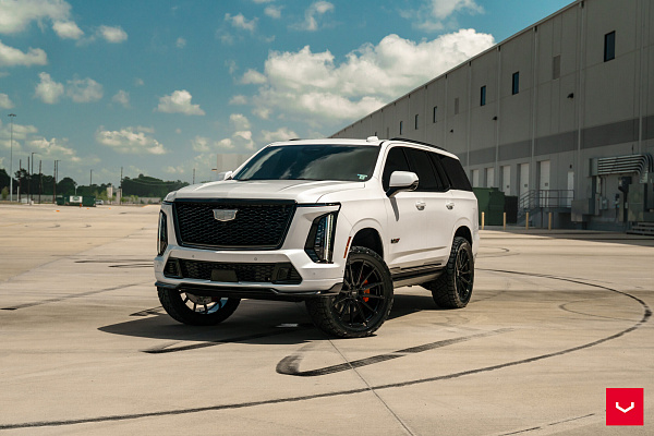 Фото дисков Vossen HF6-1 Черный глянец на Cadillac Escalade V