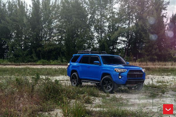 Фото дисков Vossen HF6-2 Черный сатин на Toyota 4Runner V