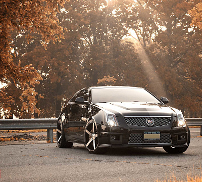 Фото дисков Vossen CV3 на Cadillac CTS II