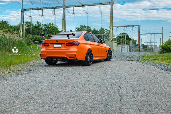 Фото дисков HRE RC103 Черный сатин на BMW 3/M3 (F3x/F80)