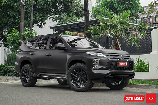 Фото дисков Vossen HF6-4 Черный сатин на Mitsubishi Pajero Sport III