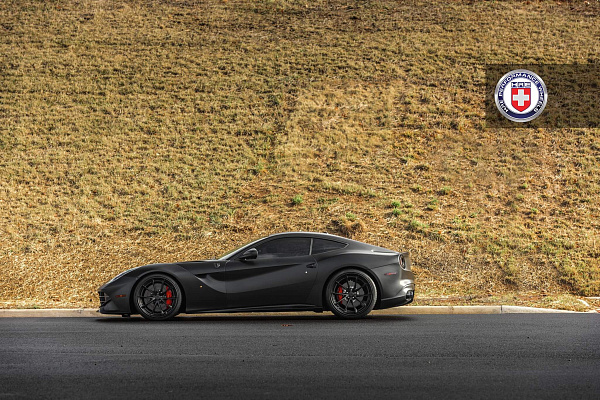 Фото дисков HRE S204 Черный сатин на Ferrari F12