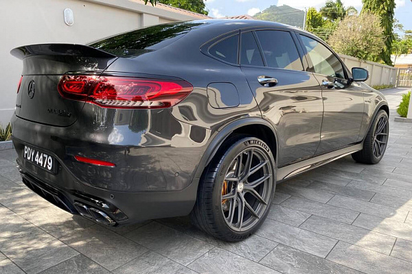 Фото дисков HRE P101SC Сатиновый графит на Mercedes-Benz GLC (X253, C253)