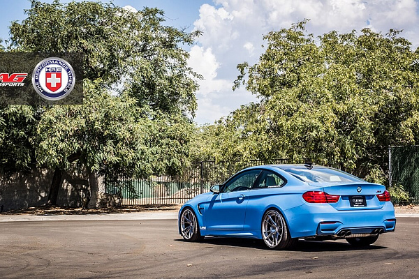 Фото дисков HRE S104 Глянцевый тонированный лак на BMW 4/M4 (F32/F82)
