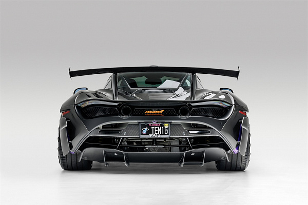 Фото дисков Brixton Forged R11-R Aerotech Черный сатин на McLaren 720S