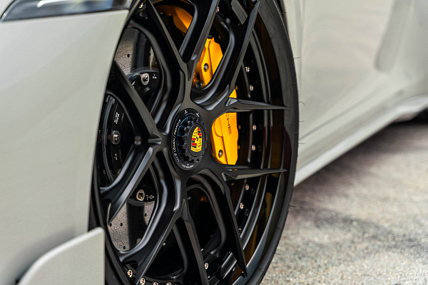 Chalk Porsche 992 Turbo S Cabriolet