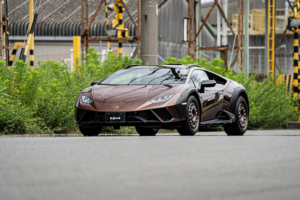 Фото дисков HRE 037 GTM Сатиновая бронза на Lamborghini Huracan