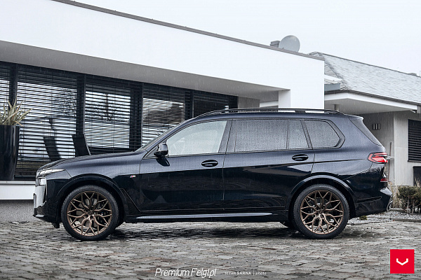 Фото дисков Vossen HF-2 Сатиновая бронза на BMW X7 (G07)