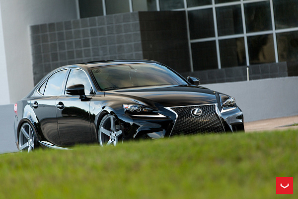 Фото дисков Vossen CV3 Серебро на Lexus IS II