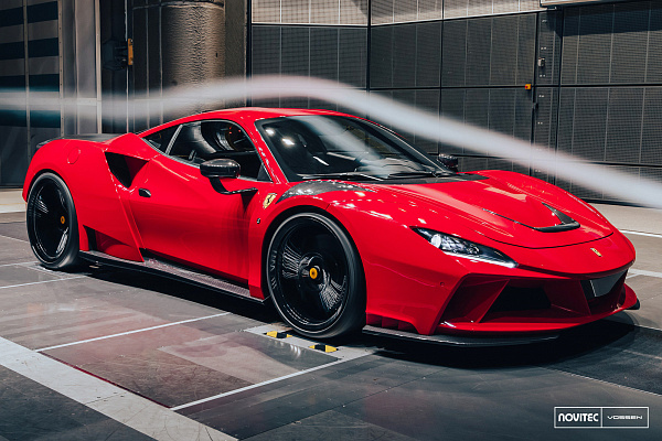 Фото дисков NOVITEC NF10 Черный глянец на Ferrari F8