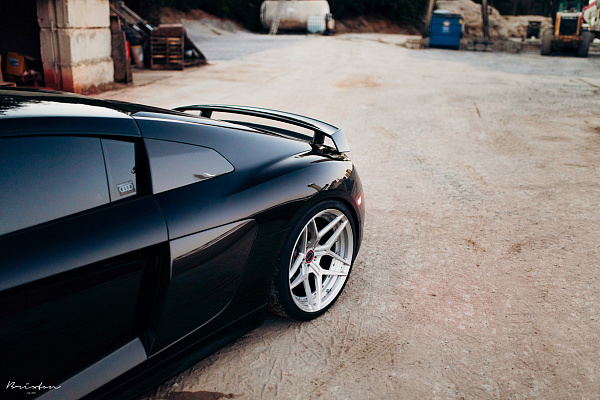 Фото дисков Brixton Forged WR7 Глянцевый лак на Audi R8 (4S)