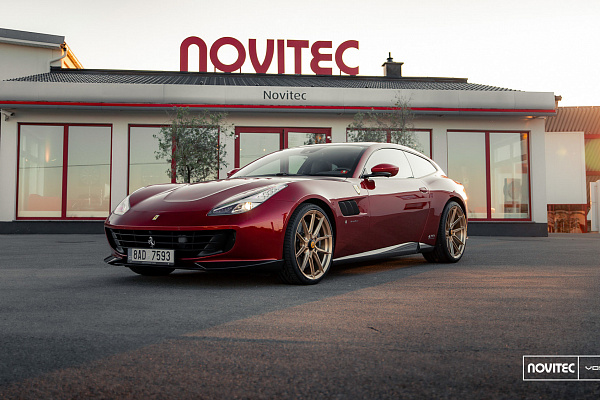 Фото дисков NOVITEC NF10 Сатиновая шампань на Ferrari GTC4Lusso