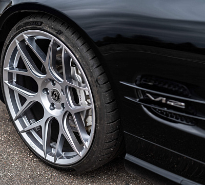 Фото дисков HRE FF01 на Mercedes-Benz SL (R230)