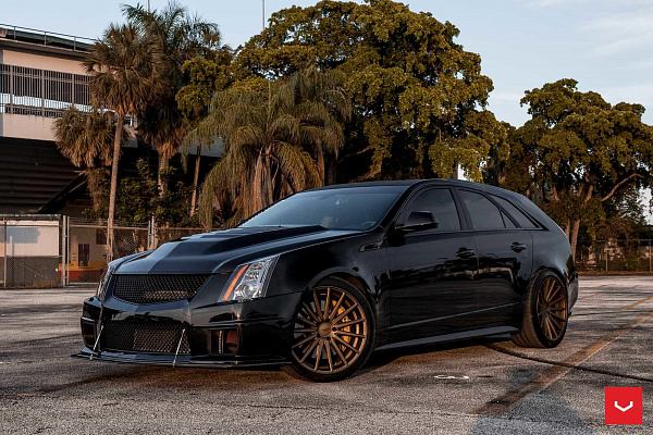 Фото дисков Vossen VFS-2 Сатиновая бронза на Cadillac CTS II