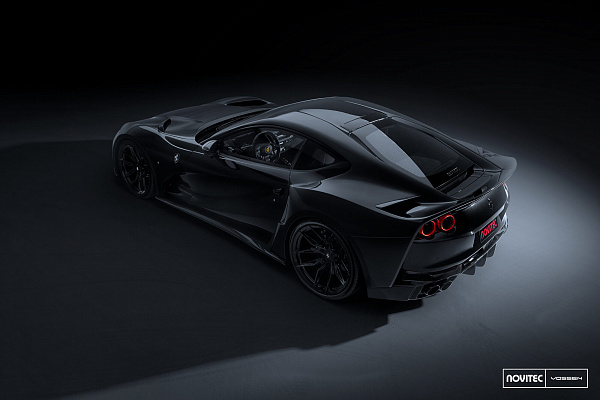 Фото дисков NOVITEC NF11 Черный глянец на Ferrari 812