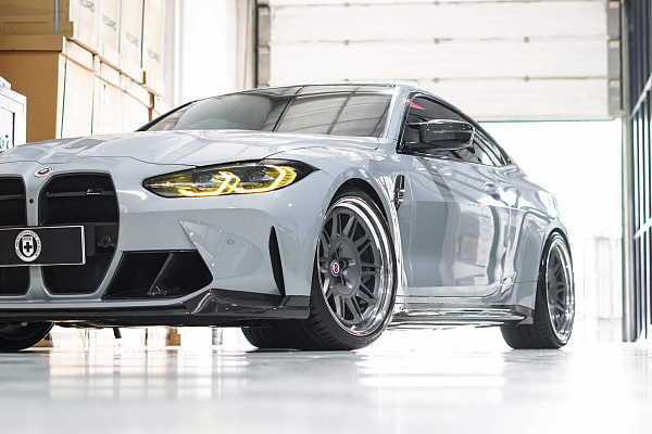 Фото дисков HRE 528 Сатиновый графит на BMW 4/M4 (G22/G82)
