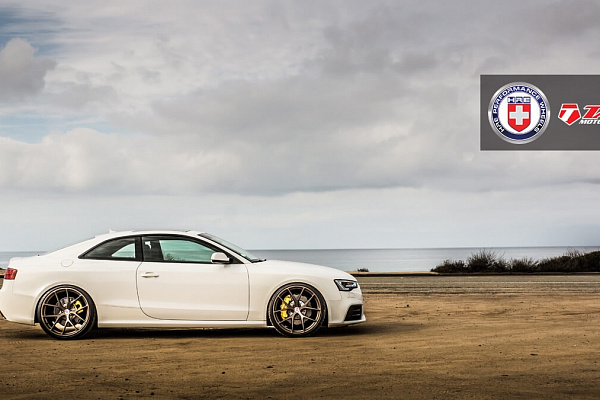 Фото дисков HRE P101 Сатиновая бронза на Audi A/S/RS 5 (8T)