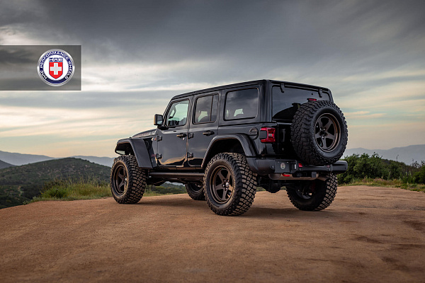 Фото дисков HRE 527 Сатиновая темная бронза на Jeep Wrangler IV (JL)