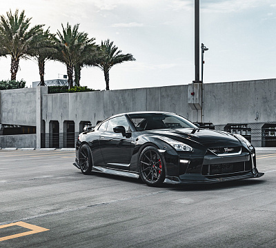 Фото дисков Vossen EVO-2R на Nissan GT-R