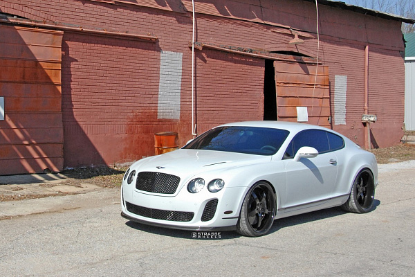 Фото дисков Strasse Wheels S5 Signature Черный глянец на Bentley Continental GT II
