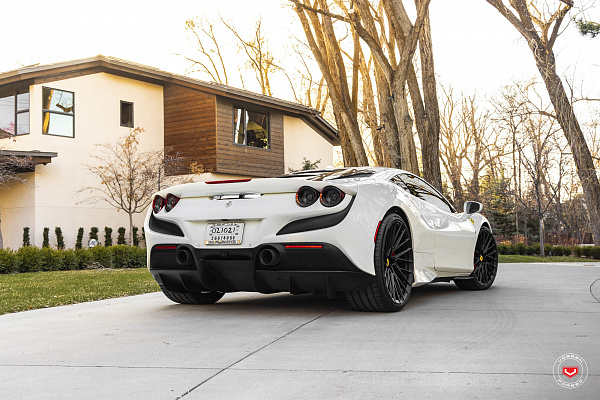 Фото дисков Vossen EVO-6TR Черный сатин на Ferrari F8