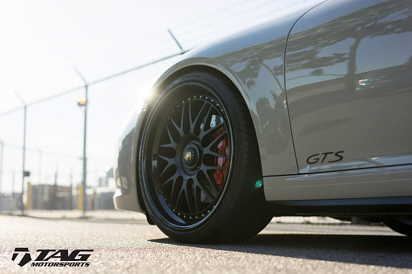 Фото дисков HRE 540C Черный сатин на Porsche 911 VII